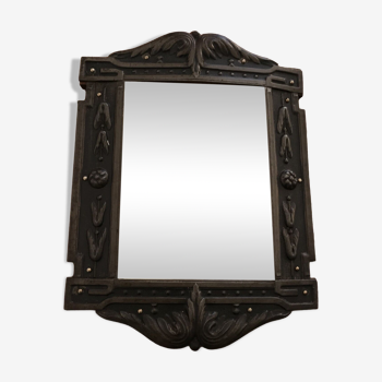 Vintage beveled mirror