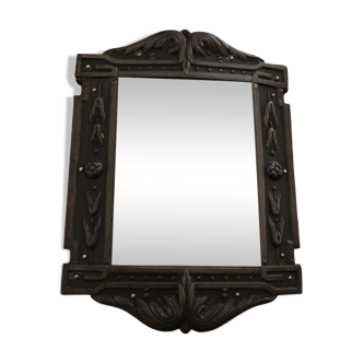 Vintage beveled mirror