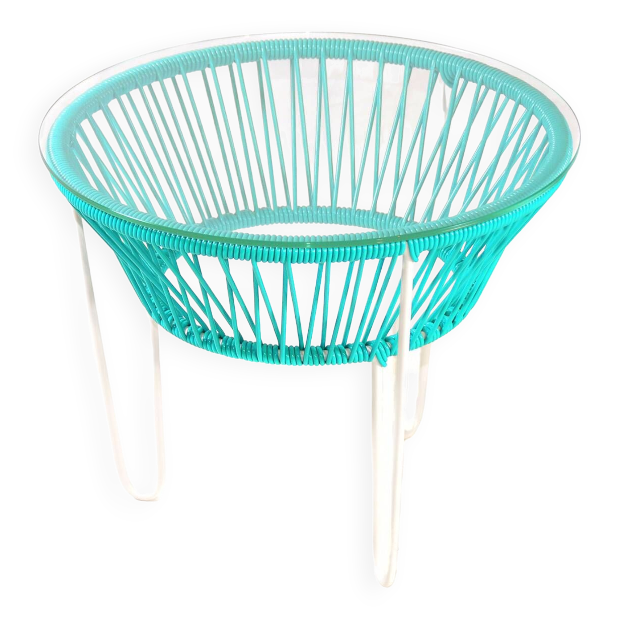 Turquoise green TOCA coffee table