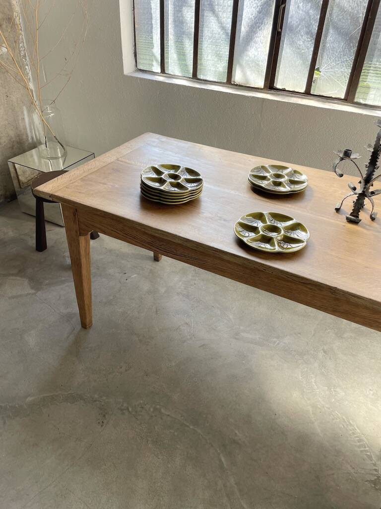 Oak farm table 220 cm