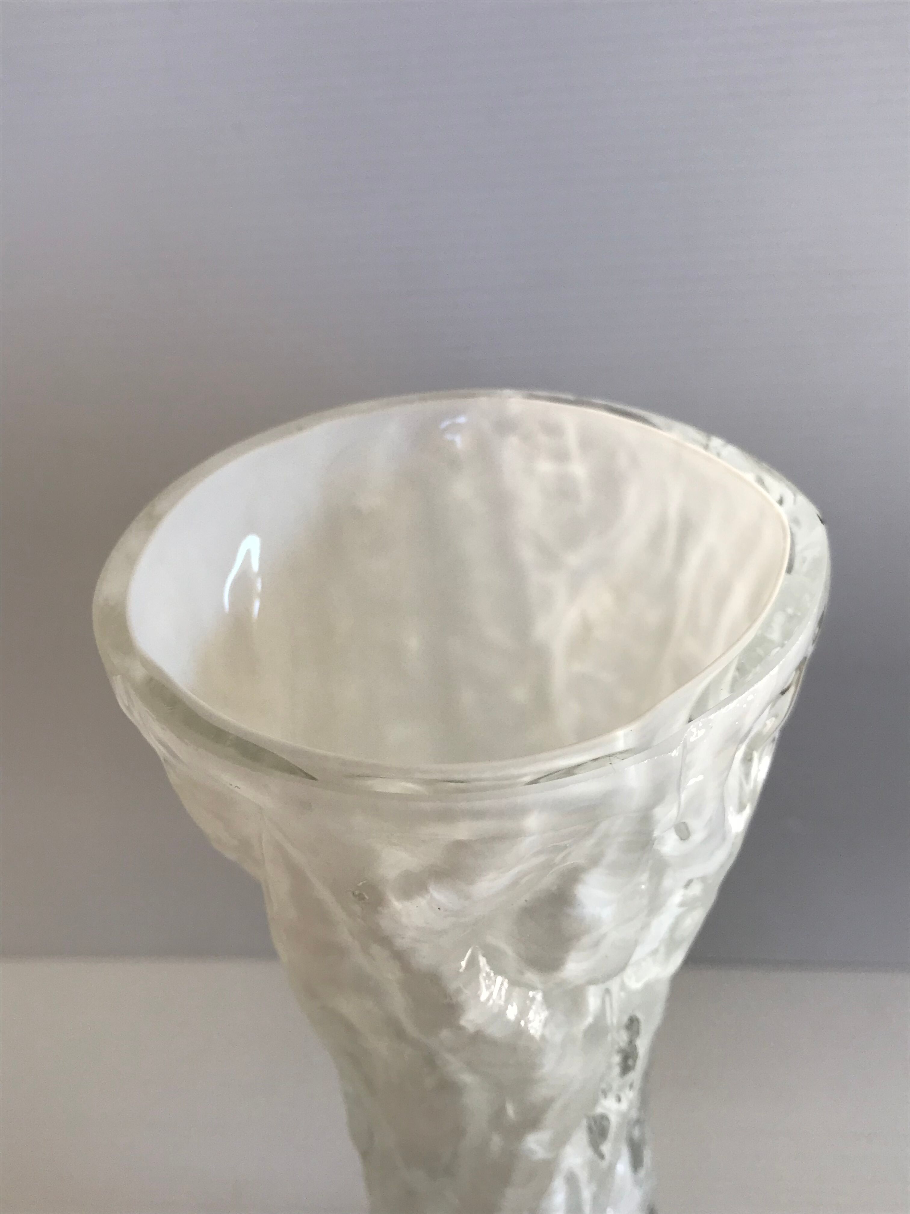 Vase en verre vintage par ingrid glashütte vintage Selency