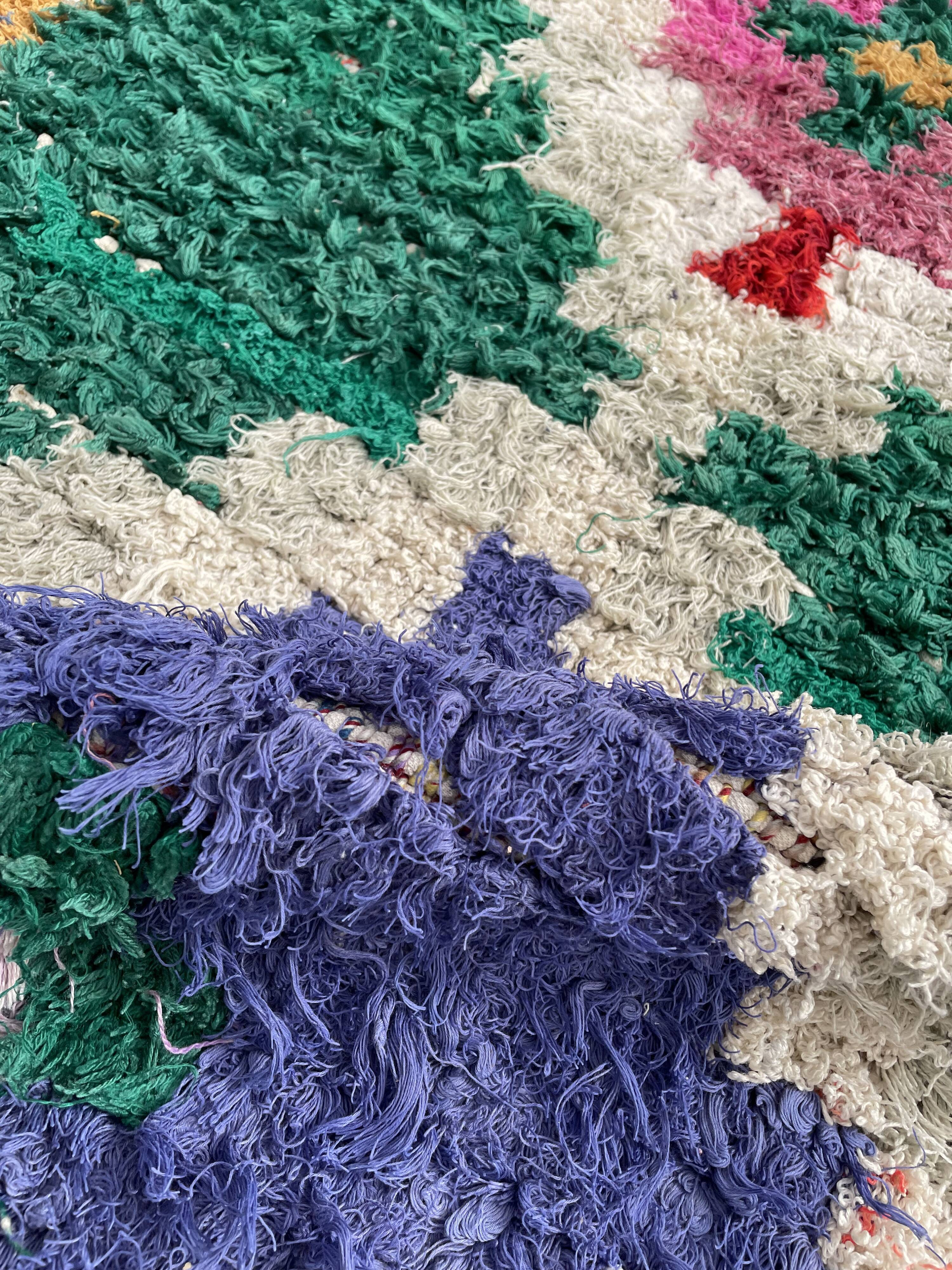 Carpet berbere boucherouite 145x230 cm