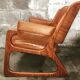 Fauteuil dit « traîneau » Editeur Baumann et Ottoman