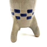 Ceramic rocket, spaceship bottle, France 1940s-1950s