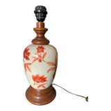 Floral decor lamp base