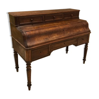 Bureau secrétaire en chêne ancien