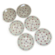 Set of 6 hollow plates terra de fer Sarreguemines