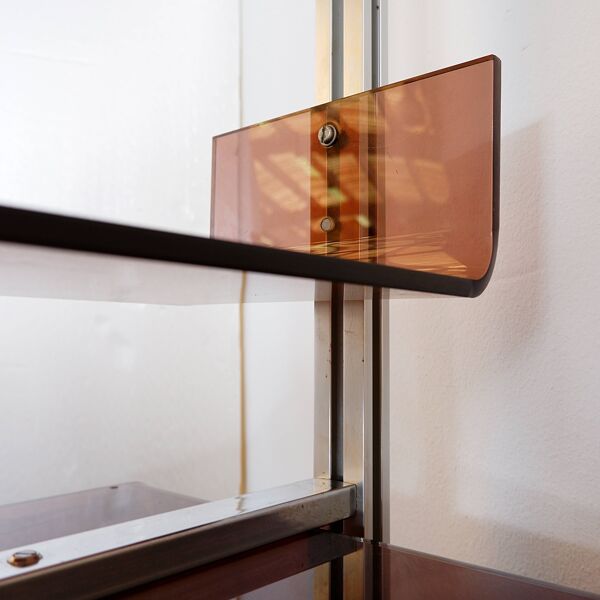 Étagère sol/plafond ou bar (Claustra) Michel Dumas pour Roche Bobois, années 1970