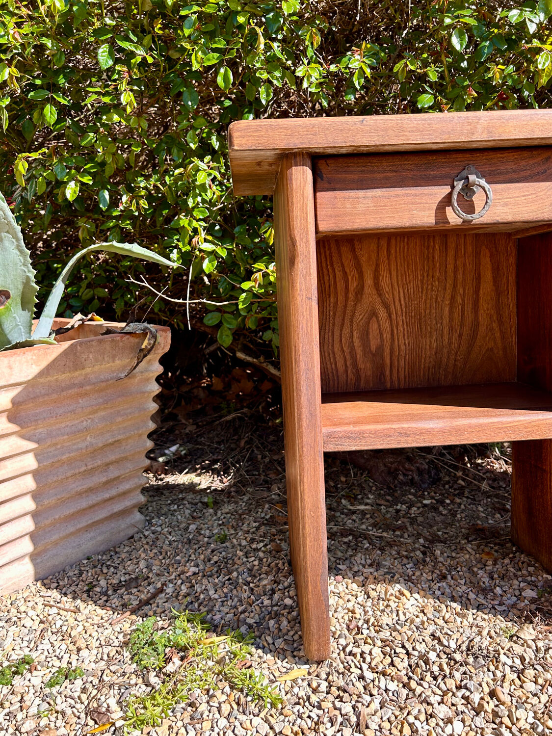 Brutalist bedside tables