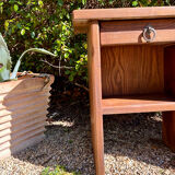 Brutalist bedside tables