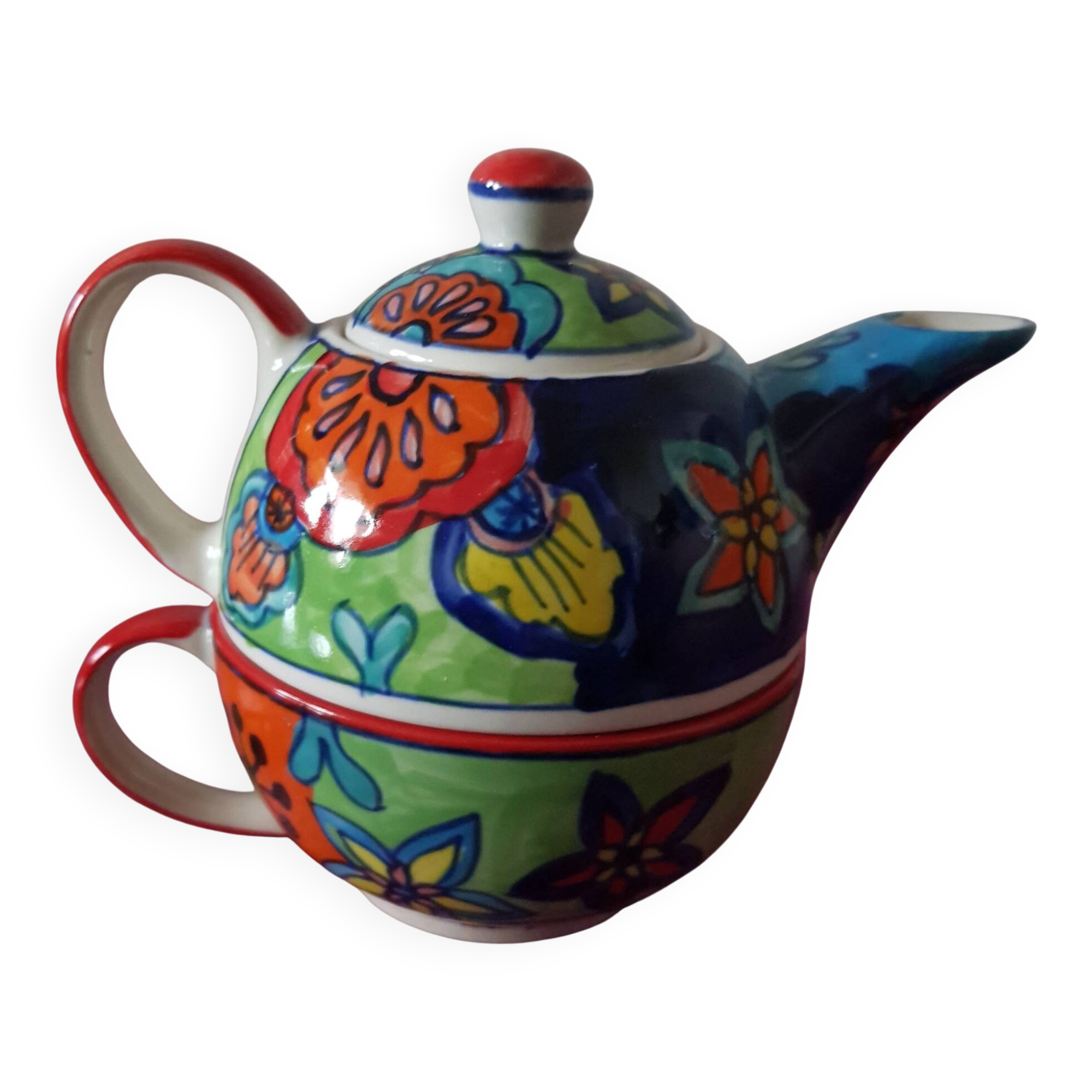 Teapot and cup set, brand Gall&Zick.