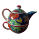 Teapot and cup set, brand Gall&Zick.