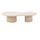 Customizable Handmade Sculptural Plaster Coffee Table, Organic shape, O150