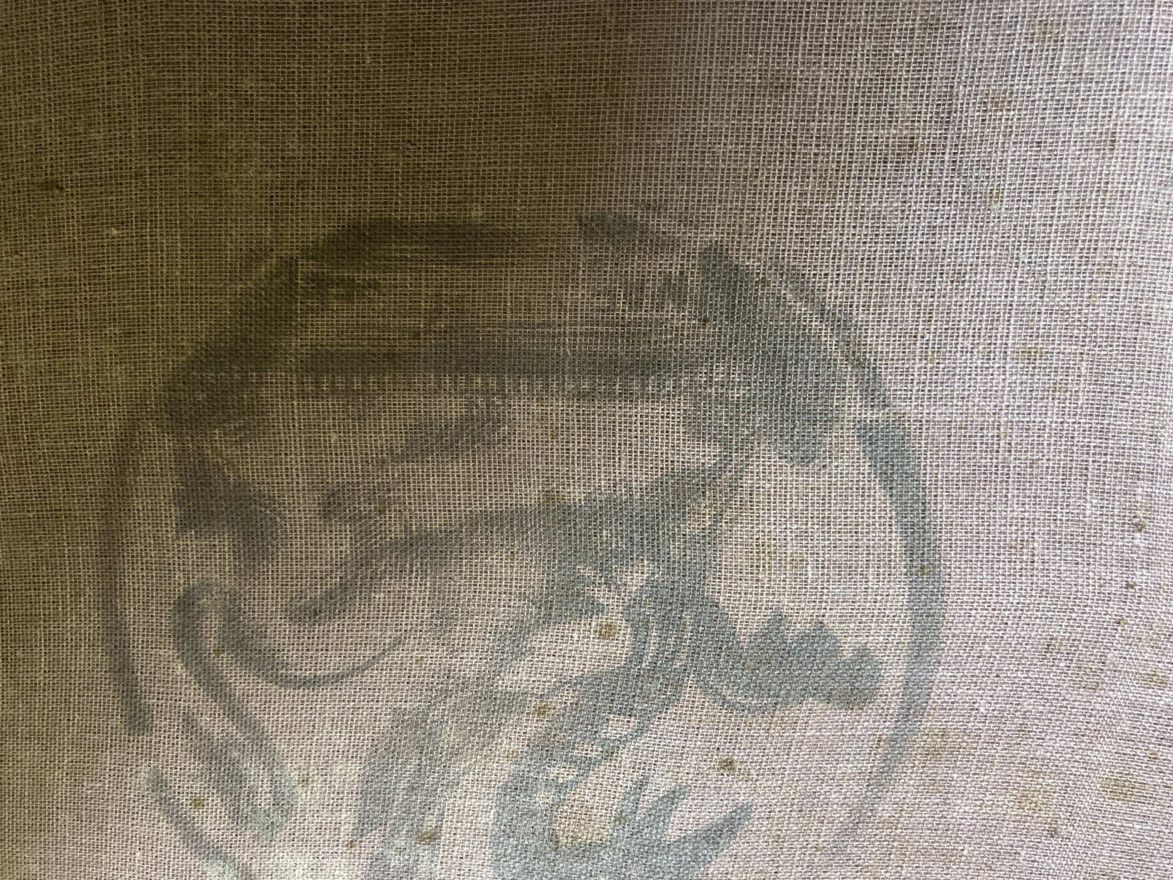 6 art deco chairs leather sitting