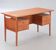 Scandinavian double-sided desk in teak by Gunnar Nielsen