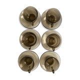 Tasses en verre fumé Arcoroc