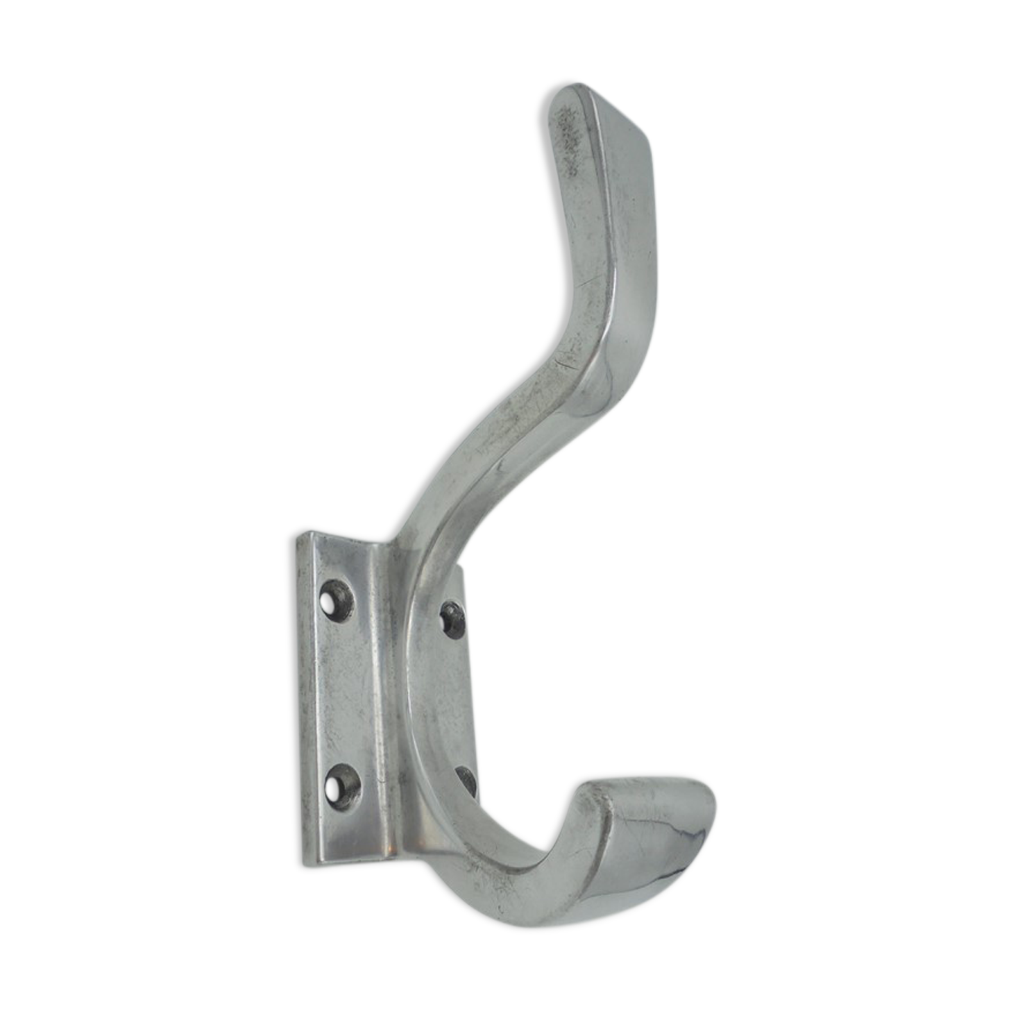 Vintage aluminum patère