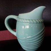 Poet Laval light blue slip pitcher