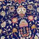 Large handmade Persian vintage Tabriz rug 300x395 cm