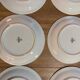 Set of 6 dessert or bread plates - 17 cm - vintage Bareuther