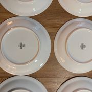 Lot de 6 assiettes à dessert ou à pain - 17 cm - vintage Bareuther