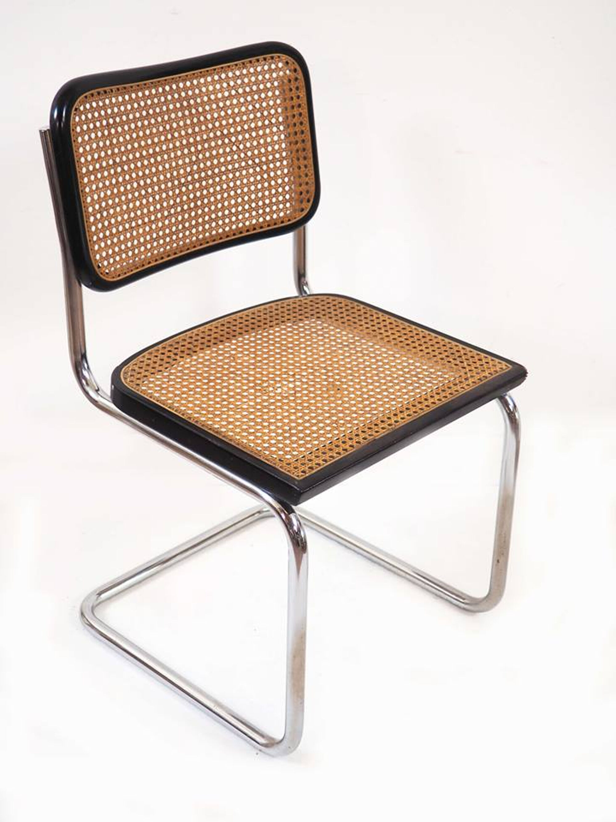 Paire de chaises Cesca B32 Marcel Breuer noire