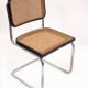 Paire de chaises Cesca B32 Marcel Breuer noire