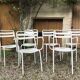 Ensemble de chaises et fauteuils de jardin Tolix 1950