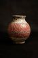Textured glazed stoneware ball vase by Jérôme Massier, Vallauris
