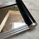 Art Deco box, 1920s metal, wood and glass
