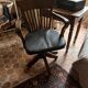 Classic vintage swivel office armchair (1950s–1970s)