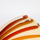 Danish vintage pendant lamp Konkylie by Louis Weisdorf, Lyfa, 1963