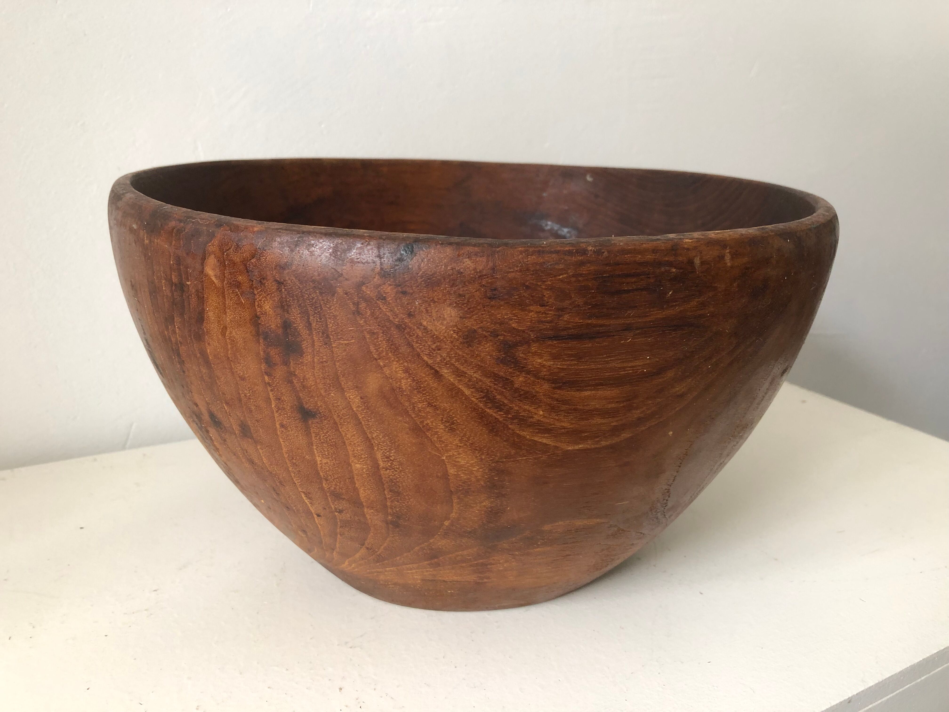 Teak salad bowl