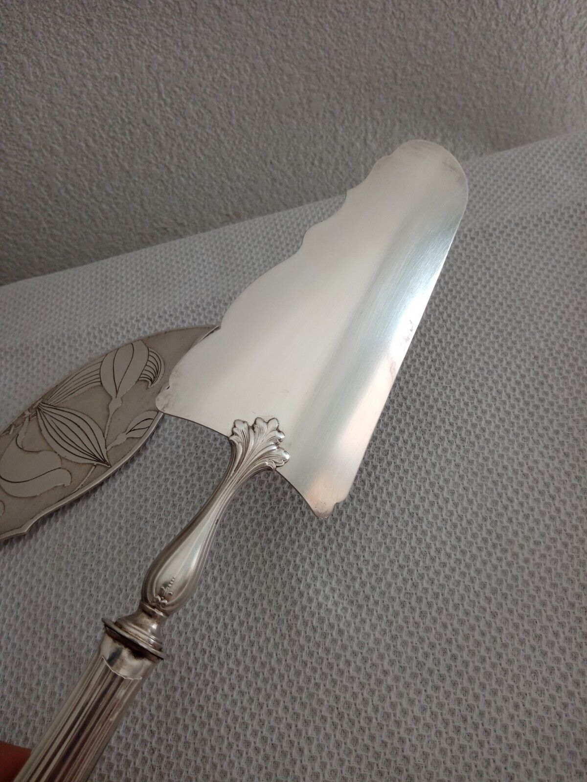 Cutlery with minerva silver handle