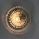 Wall light ceiling lamp glass minimalist 1970 1980 seventies eighties