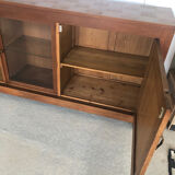 Art deco sideboard with checkered doors and top