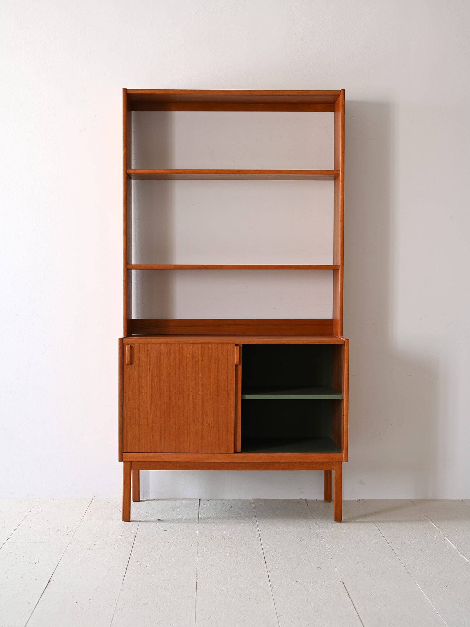 Bookcase with storage compartment produced by Bodafors