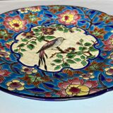 Plate in Longwy enamels