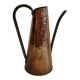 Watering can from the 1950s, made of hammered copper and brass