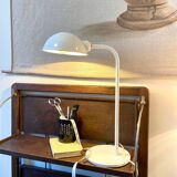 White metal desk lamp