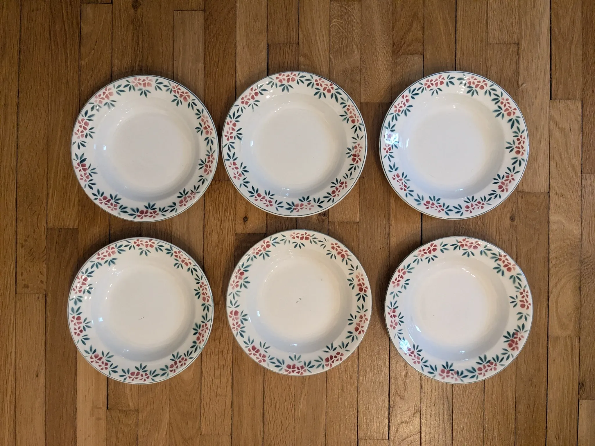 Six deep plates Nimy