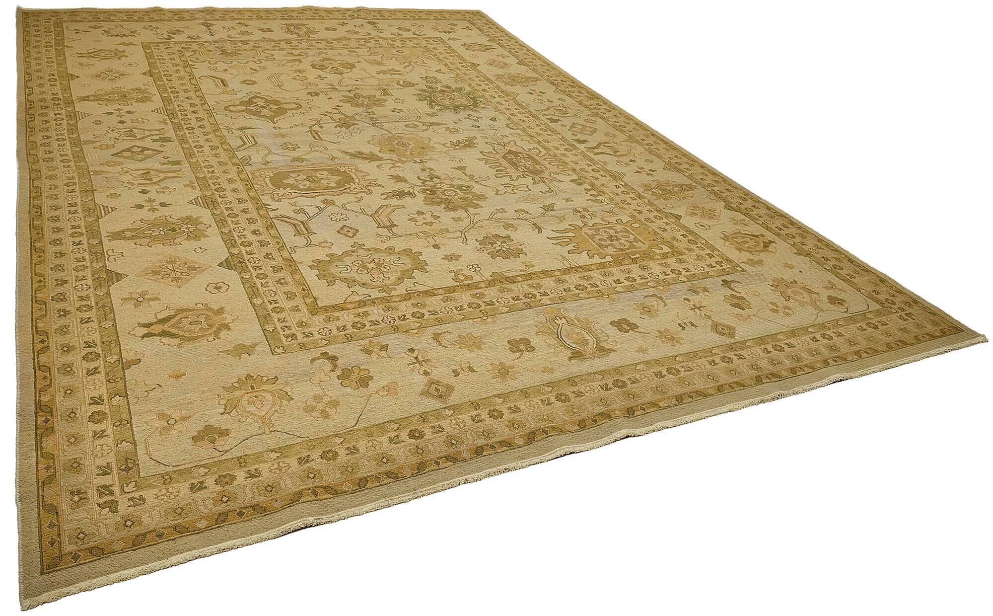 Turkish Handknotted Wool Oushak Rug 300 cm x 420 cm