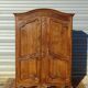 solid walnut wardrobe in Louis XV style