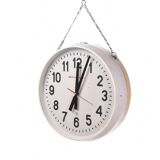 Double vintage station clock