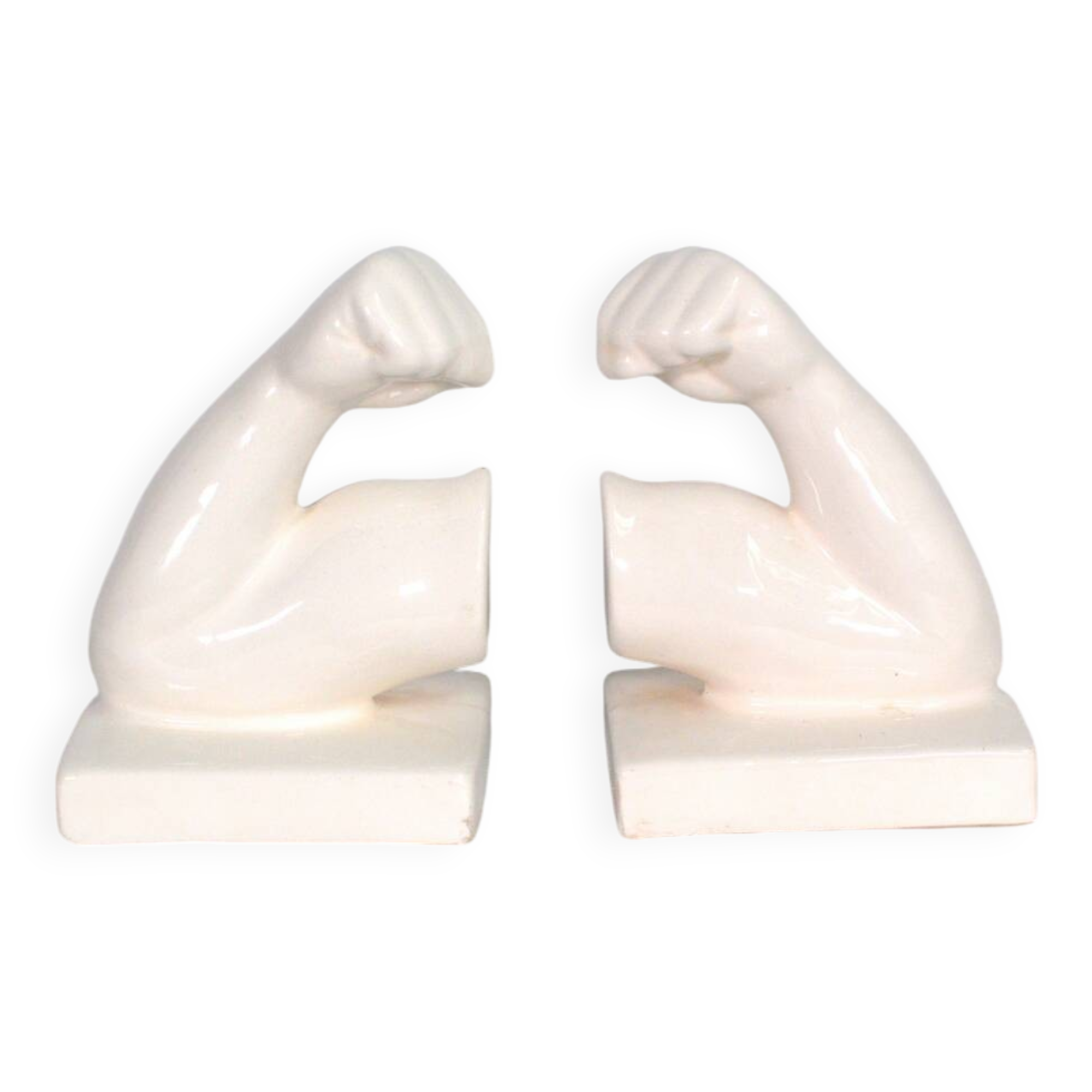 Vintage ceramic bookends