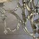 Napoleon III style chandelier in gilded bronze 48.5cm