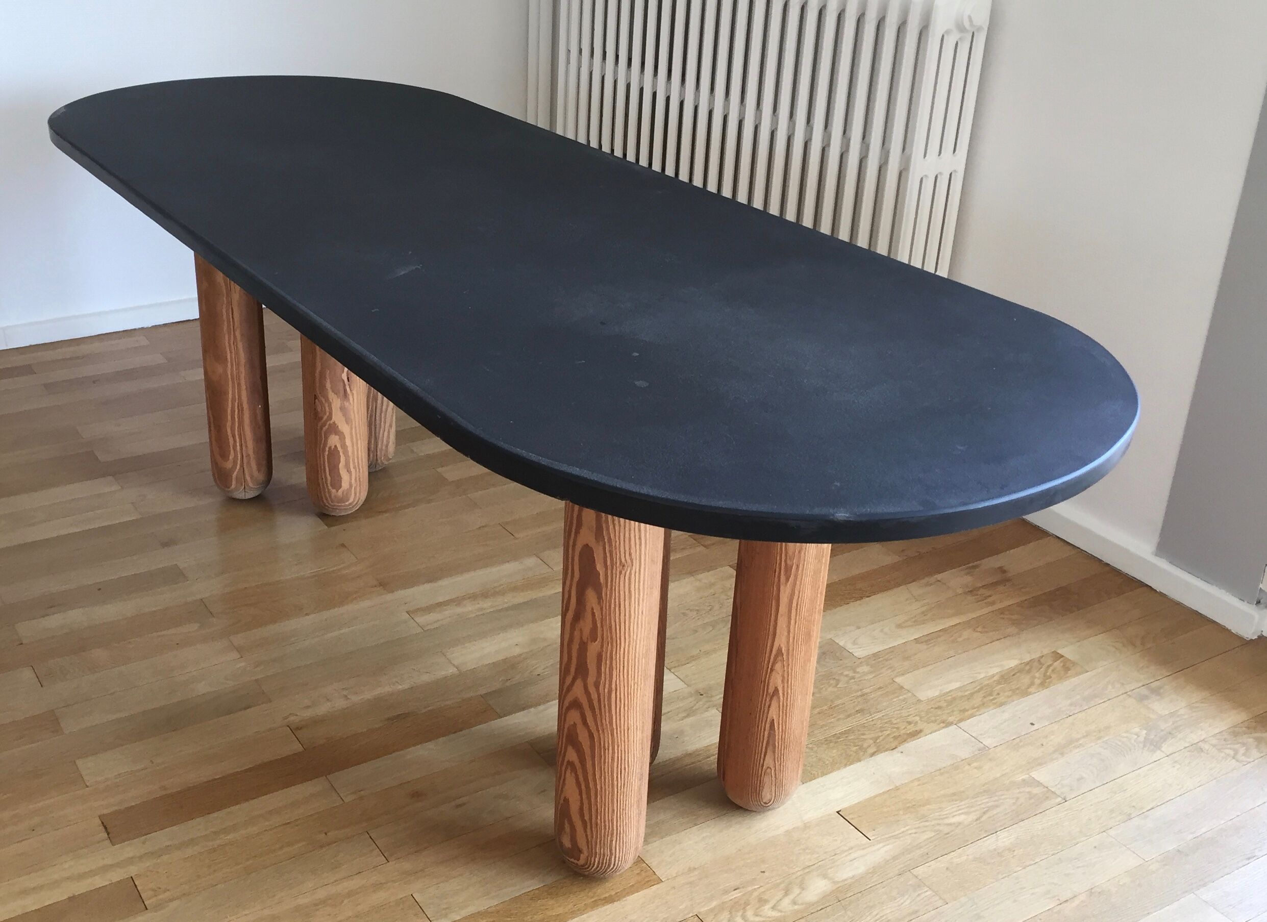 Dining table tray slate