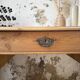 Blonde walnut desk and pine top 1900