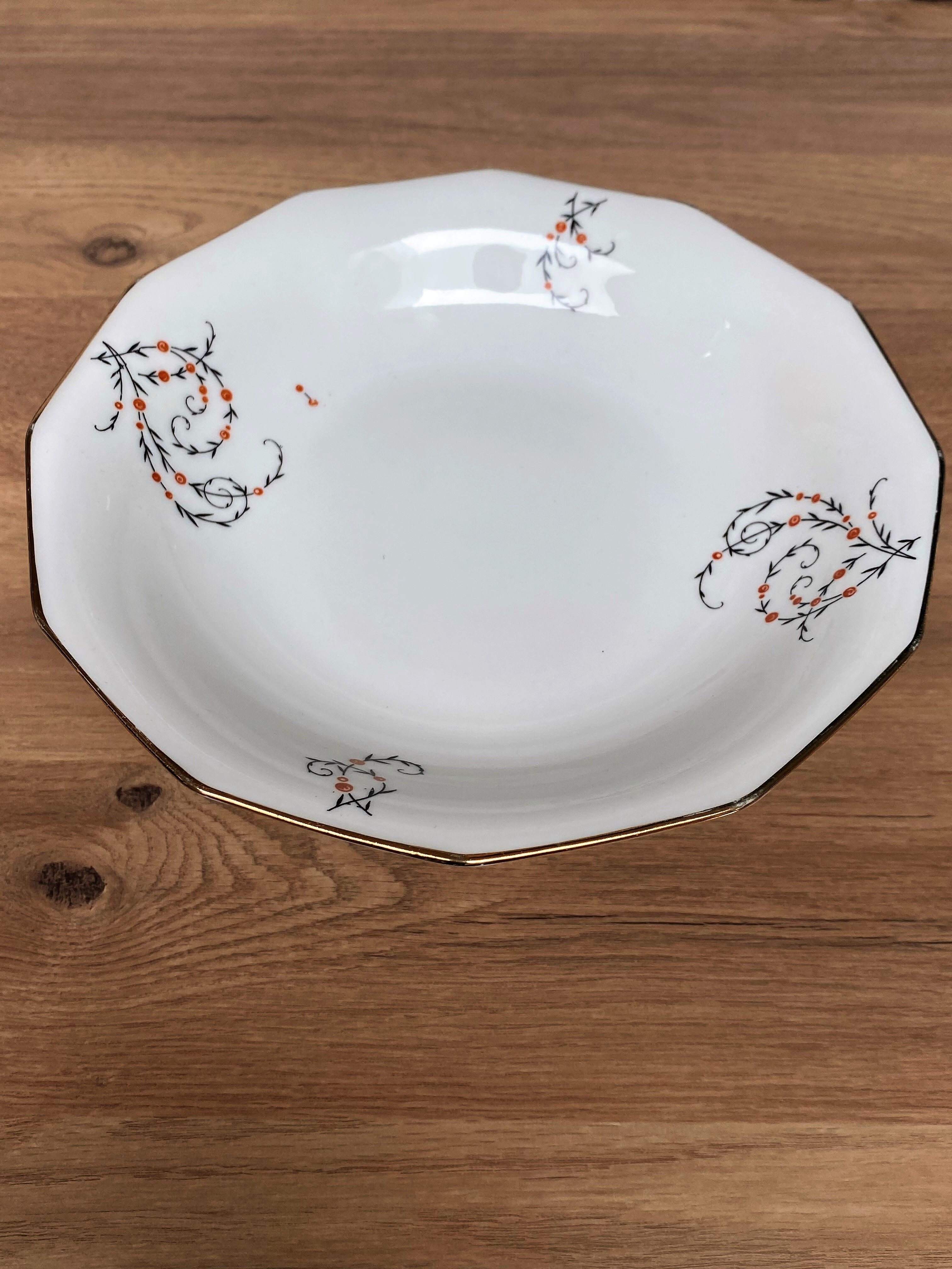 Limoges porcelain compotier