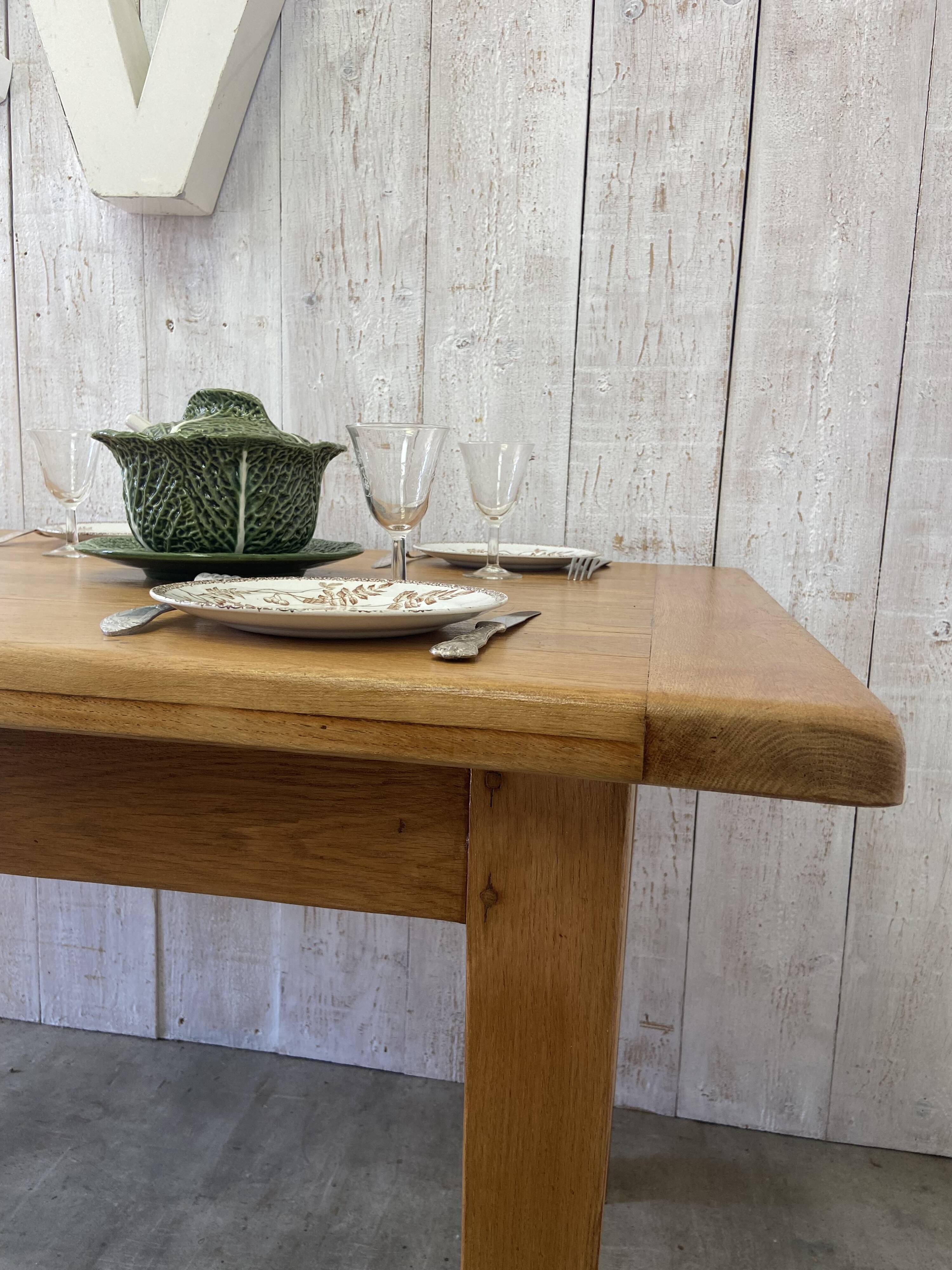 Table de ferme 180/280x80cm